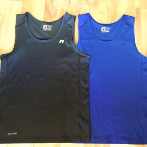 Small Russell Sri-power tank tops